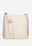 Wojas Light Beige Leather Crossbody Bag | 80067-54