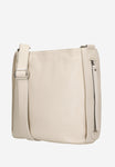 Wojas Light Beige Leather Crossbody Bag | 80067-54