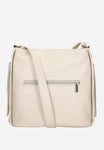 Wojas Light Beige Leather Crossbody Bag | 80067-54