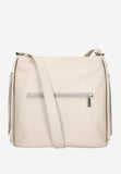 Wojas Light Beige Leather Crossbody Bag | 80067-54