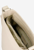 Wojas Light Beige Leather Crossbody Bag | 80067-54
