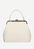Wojas Beige Leather Frame Bag | 8025754