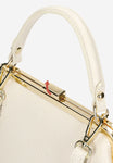 Wojas Beige Leather Frame Bag | 8025754