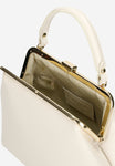 Wojas Beige Leather Frame Bag | 8025754