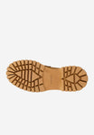 Wojas Light Brown Leather Loafers with Golden Detail | 46198-53