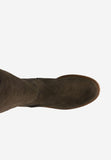 Wojas Brown Leather Knee High Chelsea Boots with Light Sole | 7103882