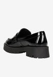 Wojas Black Patent Leather Loafers | 46124-31