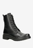 Wojas Black Leather Insulated Biker Boots | 6402659