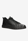 Wojas Black Leather Sneakers | 24066-71