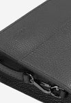 Wojas Black Leather Crossbody Bag | 80255-51