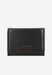 Wojas Black Leather Wallet with Red Interior | 91067-51