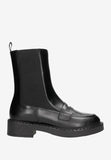 Wojas Black Loafers-inspired Insulated Leather Ankle Boots | 5518751