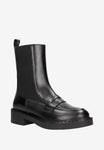 Wojas Black Loafers-inspired Insulated Leather Ankle Boots | 5518751