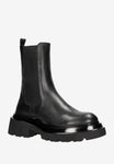 Wojas Black Leather Ankle Boots | 5515651