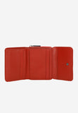 Wojas Red Embossed Leather Zip Around Wallet | 91021-55