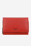 Wojas Red Embossed Leather Zip Around Wallet | 91036-45