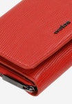 Wojas Red Embossed Leather Zip Around Wallet | 91036-45