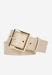 Wojas Women's 4 cm Beige Leather Belt | 93071-54