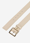 Wojas Women's 4 cm Beige Leather Belt | 93071-54