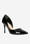 Wojas Black Elegant Leather High Heels | 35096-31