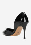 Wojas Black Elegant Leather High Heels | 35096-31