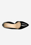 Wojas Black Elegant Leather High Heels | 35096-31