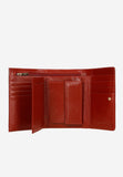 Wojas Red Embossed Leather Snap Wallet | 91059-35