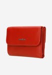 Wojas Women's Red Leather Snap Wallet | 91068-55