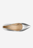 Wojas Silver Leather High Heels | 35093-59