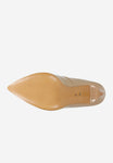 Wojas Dark Beige Leather High Heels | 35089-34