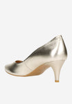 Wojas Golden Leather High Heels | 9276-58