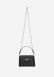 Wojas Black Leather Crossbody Bag with Silver Bee Accent | 80318-51