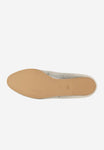 Wojas Golden Leather Ballet Flats with Logo | 44005-58
