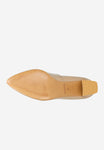 Wojas Beige Leather Heels | 9296-34