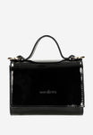 Wojas Black Patent Leather Crossbody Bag | 80347-31