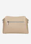 Wojas Beige Leather Crossbody Bag | 80308-74