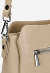 Wojas Beige Leather Crossbody Bag | 80308-74