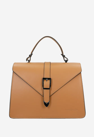 Wojas Light Brown Leather Crossbody Bag | 80337-53