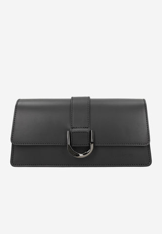 Wojas Black Leather Crossbody Bag | 80267-51