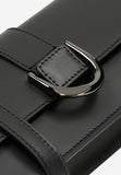 Wojas Black Leather Crossbody Bag | 80267-51