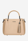 Wojas Beige Leather Tote Bag | 80335-54