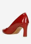 Wojas Red Leather High Heels (7.5 cm/~ 2.95 in) | 3501555