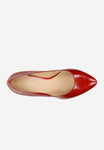 Wojas Red Leather High Heels (7.5 cm/~ 2.95 in) | 3501555