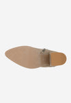 Wojas Dark Beige Leather Chelsea Boots with Chain | 55200-64