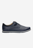 Wojas Dark Blue Leather Sneakers | 10027-77