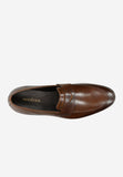 Wojas Brown Leather Loafers | 10152-53