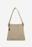 Wojas Beige Embossed Leather Tote Bag | 9859-74