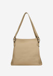 Wojas Beige Embossed Leather Tote Bag | 9859-74