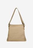 Wojas Beige Embossed Leather Tote Bag | 9859-74