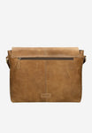 Wojas Brown Leather Messenger Bag | 80356-92